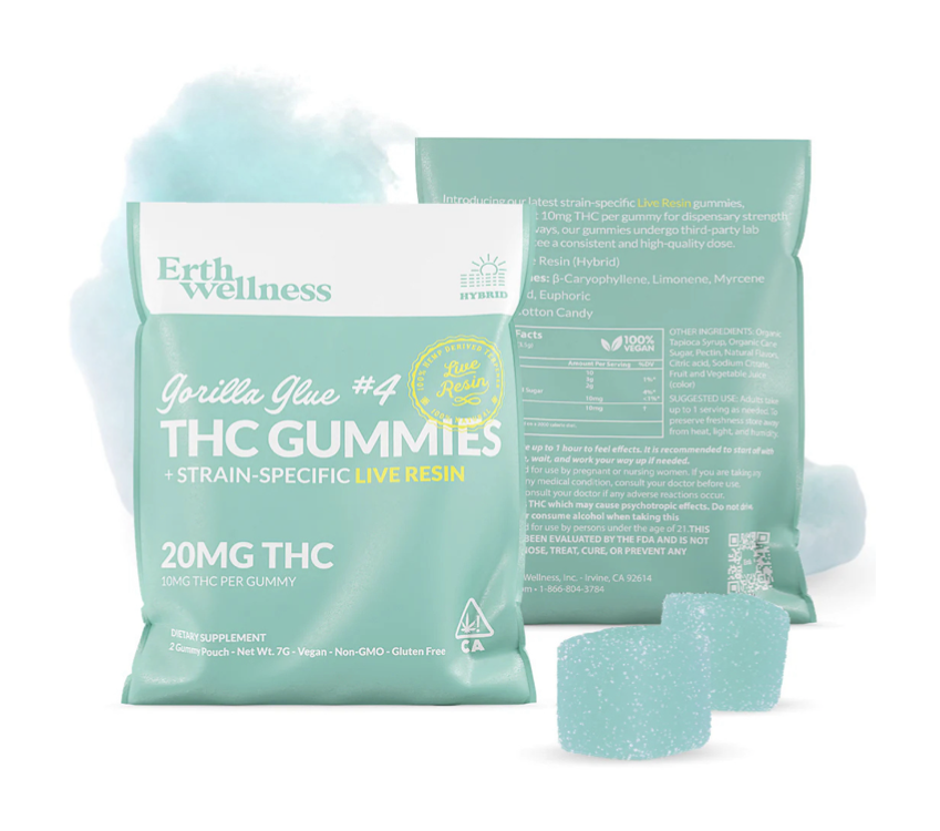 Erth Wellness 2ct Gummies / Original Glue